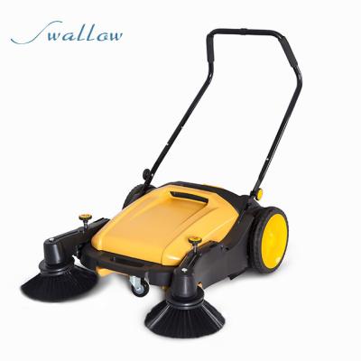 China Hotels China Sweeping Machine Push Broom Cleaner Hand Push On Swallow for sale