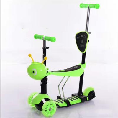 China New Fashion PU Wheel Multi Functional Kids Scooter 5 in1and 3 in 1 Kids Scooter for sale