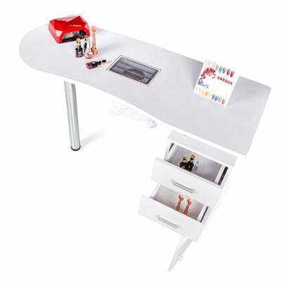 China Luxury Fashional Salon Beauty Manicure Table with Drawers for sale