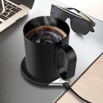 China Fast Shipping Radio Bone China Mug Cup Heater And Coffee Warmer 18w Wireless Filling for sale