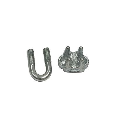 China Galvanized wire rope wire rope clamps din741 for sale