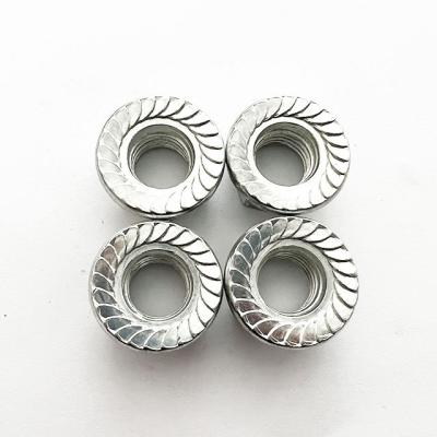 China DIN6923 Heavy Industry Carbon Steel Galvanized Flange Nut for sale