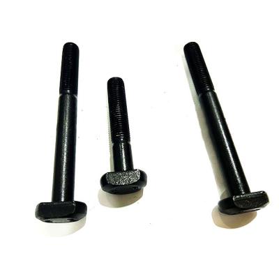 China Carbon Steel Steel Grade 8.8 10.9 Black Oxide T Head Bolts for sale