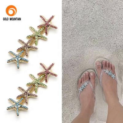 China Popular Shoe Buckle DIY Screw Buckle And Buckle Shoe Women Rhinestone And Stone Chain for sale