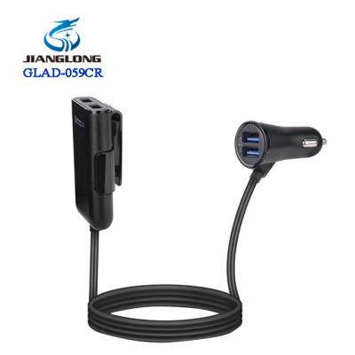 China Mobile Phone QC 3.0 Fast Charging Car Charger With Four USB Car Charger Wiring Diagram for sale