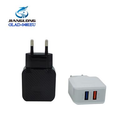 China Promotional Mobile Phone Dual USB 5V2.1A Wall Carger Adapter For Smartphone Charging for sale