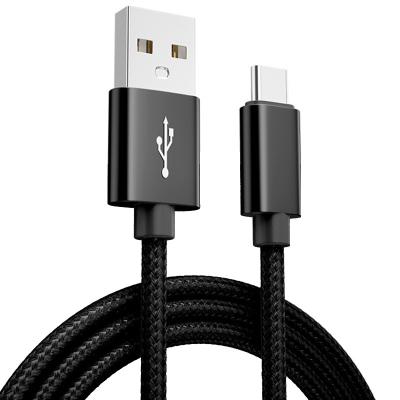 China Universal 2A Phone Charger Adapter Pigtail Data Cable USB Type-C Nylon Braided for sale