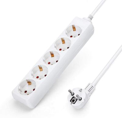 China With 1.4m cable wholesale 4 way schuko power strip 4 way power socket with cable without switch for sale