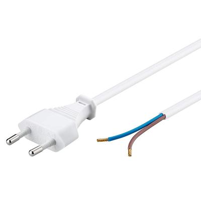 China Home Appliance 2m Euro IP20 H03VVH2-F 2X0.75 Connection Cable for sale