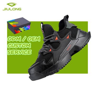 China 35-50 Zapatos Steel Toe Men's Light Summer Breathable Wear Resistant Work Shoes Safety Shoe For Men for sale