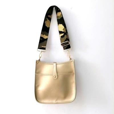 China 2021 New Fashion Ladies PU Cross Body Bag High Quality PU Shoulder Bag With Free Matching Straps for sale