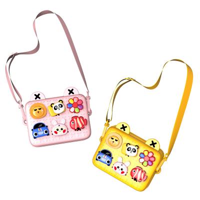 China Fashion Hard Shell Mini Solid Pattern Schoolbag EVA Material Cross Body Cute Kindergarten Purse Part Bags Kids DC-C-0003 for sale