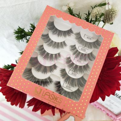 China Delicate Handmade Private Label Lash Packaging Siberian 3D False Eyelashes Mink Fur Strip Cruelty Free for sale