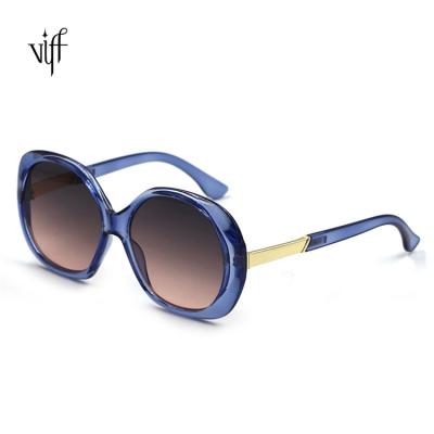 China Retro Oculos De Sol Feminino Shades Oval Sun Glasses Big Sunglasses VIFF HP20105 Oversized Oval Sunglasses Women Oculos De Sol for sale