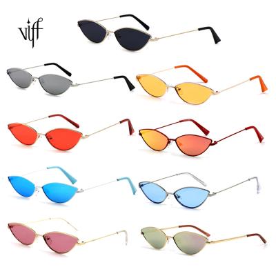 China HM18095 Fashion Sun Glasses Frame Vintage Sun Glass Metal Metal Promotional Sunglasses Polarized Women for sale