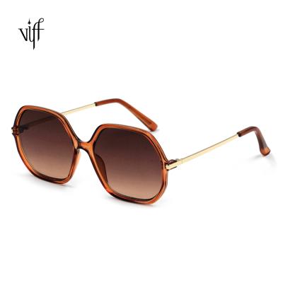 China VIFF HP19696 Rectangle Brand Italian Designer Custom Rectangle Frame Hot Seller Women Sunglasses for sale