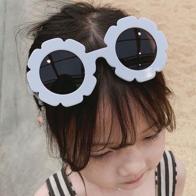 China 2021 High Quality VIFF MNK12001 Gradient Lens Sunglasses Kids Sunflower Multi Color Frame Hot Selling Oversized Frame for sale