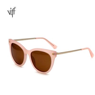 China Fashion Thick Frame Cat Eye Sunglasses VIFF HA20067 Women Ladies Ladies Shape Cateye Sun Glasses for sale