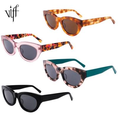 China Preminum Acetate High Frame VIFF FG1231 Tortoise Shell Oval Shape High Quality Handmade Glasses Unisex Manufactures 2021 Fashion Sunglasses for sale