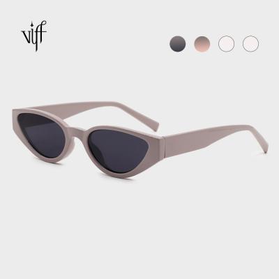 China Cat Eye VIFF Cat Eye Sunglasses HC18011 CP Frame Standard Shading Sunglasses for sale