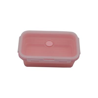 China 2021 Heatable China Manufacturer High Quality Silicone Collapsible Food Container for sale