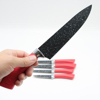 China Viable Chef Kitchen Knife Set of 2021 modes with the block the kitchen knives for sale