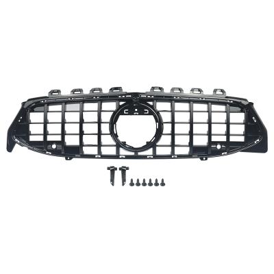 China ABS MagicKit GT Panamericana Style CLA X118 W118 2020 Front Grille Gloss Black For Mercedes for sale