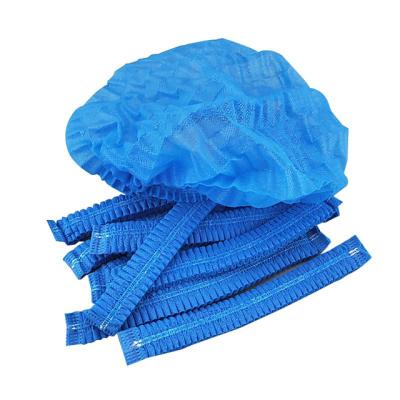 China Dustproof Professional Round Staple Cap High Quality Surgical Disposable Nonwoven Nonwoven Caps For Machine for sale