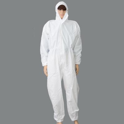 China Hot Sale Breathable Add Your Logo Disposable Insulation Clothing Nonwoven with Hood Microporous Coverall for sale