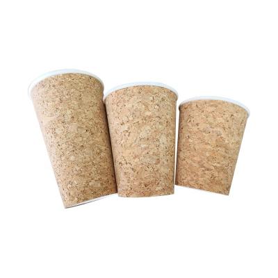 China Recyclable Disposable Kraft Paper Cups Double Insulated Takeaway Coffee Cups for sale