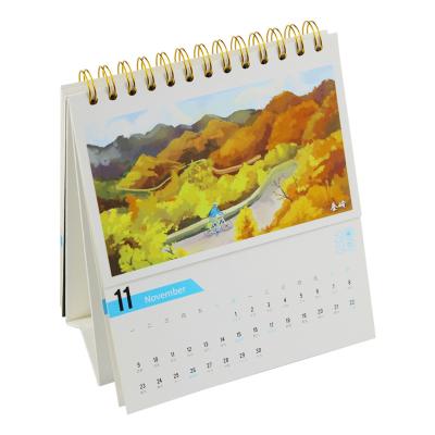 China Recyled Custom 2022-2023 New Desk Calendar Printing for sale