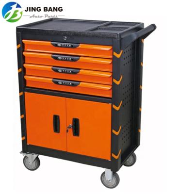 China Plastic Steel Tool Cart with 4 Drawers 234 PCS Tools for Auto Workshop International Version for sale