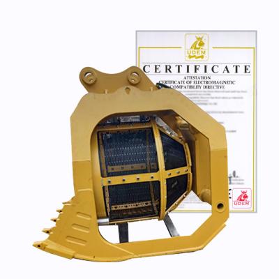 China Excavator Attachment GPR Hot Sale Product Rotary Inspecting Bucket For Excavator for sale