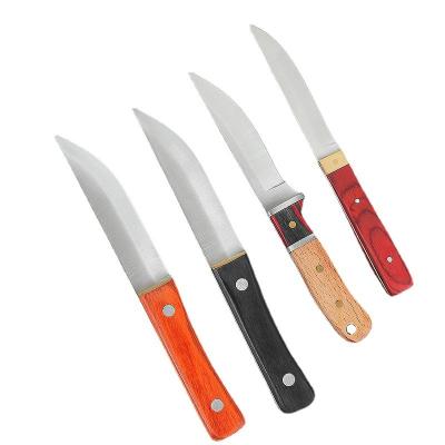 China Practical Kitchen Viable Classic Design Red Color Stainless Steel Hand Pickpocket Sharp Outdoor Knife for sale