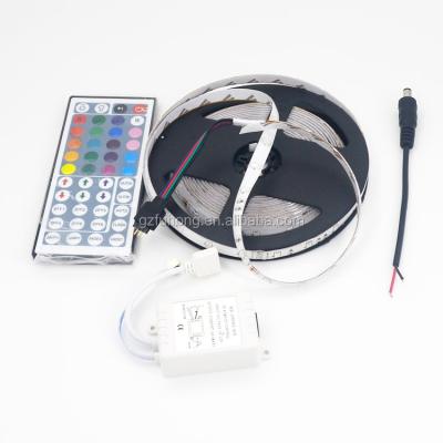 China Warehouse 2835 3528 300smd waterproof wholesale with 44key accessible controller rgb led strip for sale