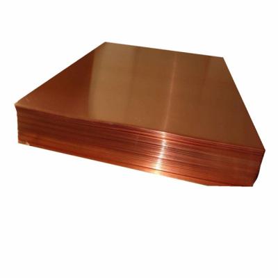 China Industrial High Quality Pure Copper Plate / Foil For Grounding C11000 C10200 for sale