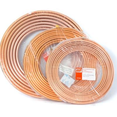 China Air Condition or Refrigerator Factory Selling Customized C14500 Tellurium Copper Tube Pipe Tube Pancake Coil Copper Brass Pipe for sale