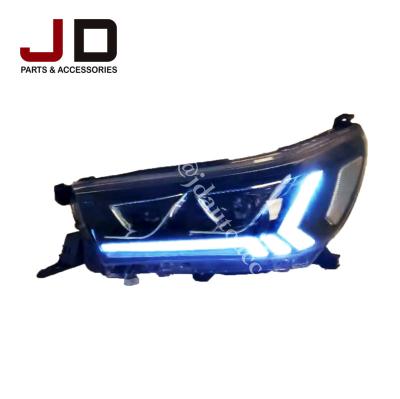 China New Design LX Modified Head Lamp Headlight For Hilux Revo Rocco 2015 2016 2017 2018 2019 JD-RO-HL for sale