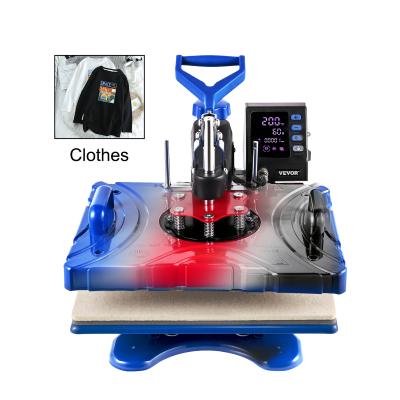 China Hotels Fashion For Mug/Bottle/Pen 10 In 1 Heat Press 12X15 Sublimation Machine T-shirt Heat Press Machine for sale