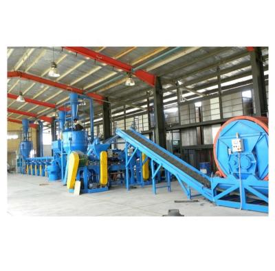 China Easy Operation Tire Recycling Rubber Powder Line en venta