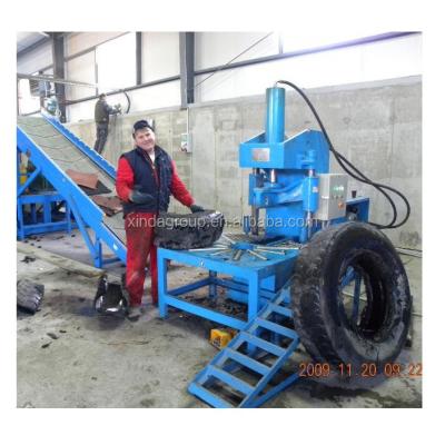 China Tire Recycling High Quality Whole Waste Tire Cutter For Recycling en venta