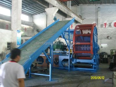 China Solid Built ZPS Tire Shredder Te koop