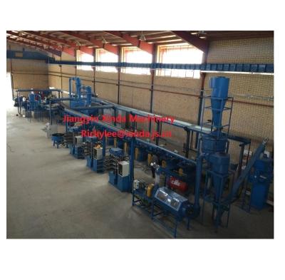 China Easy Operation Tire Recycling Rubber Granule Powder Equipment for sale