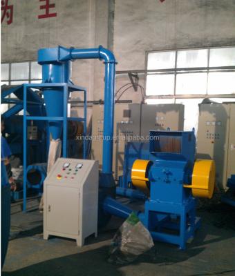 China Tire Granule Rubber Recycling Rubber Grinder For Artificial Grass Rubber Infills en venta