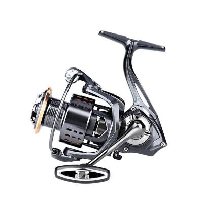 China Ultra Smooth Powerful DA 2000-7000 3+1BB 5.2:1Metal Wheel PESCA 2021 Right Hand Fishing Spinning Reel for sale