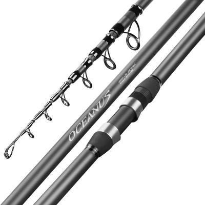 China Carbon Fishing Rod Super Hard Deep Sea Boat 3.6m-4.5m Long Throlling Casting Surfcasting Fishing Telescopic Rod for sale