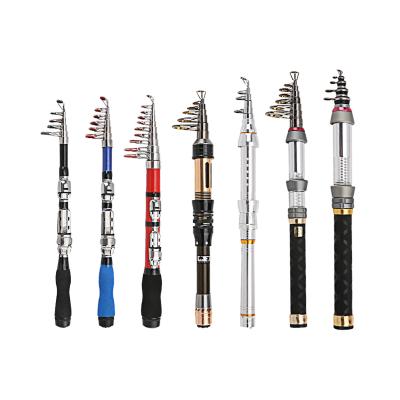 China Carbon Fiber Seawater Freshwater Fishing Telescopic Fishing Rod 1M-3.6M Fishing Pole Spinning for sale