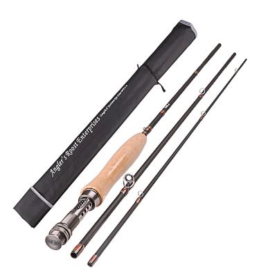 China Wholesale Carbon Fiber Water Sports 2.4M 2.7M 4 Section Carbon Fiber Fly Fishing Rod For Freshwater for sale