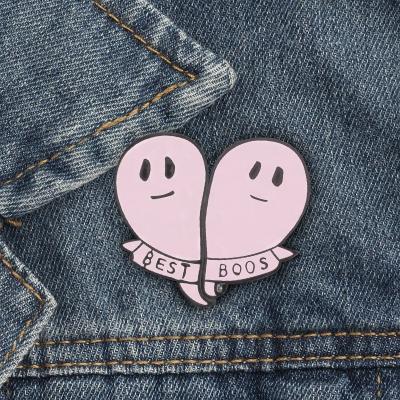 China Alloy Punk Brooch Hand Dripping South Korea Brooch Cartoon Cigarette Heart Hat Decoration Splicing Pin for sale