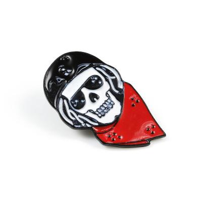 China South Korea Halloween theme elements series brooch death pirate shape pin alloy dripping badge brooch creative pin for sale